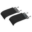 Front Door Window Glass Fabric Covered Guide Plates And Screw 1968-72 Cutlass. Fixed Price $29.00.