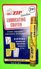 *nos* Box Of 12 "mr. Zip" Lubricating Crayons-works On-hoods-trunks-doors-etc.. Fixed Price $6.45.