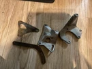 1967-1969 Ford Mustang Power Steering, Alternator Brackets 4 Pieces C7AA-38732-B. Fixed Price $128.00.