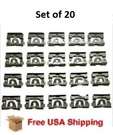 1967-73 Chevelle Rear Glass Window Windshield Molding Trim Reveal Clips Gm. Fixed Price $17.95.