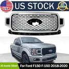 2018-2020 Ford F150 F-150 Xlt Honeycomb Front Grille Iconic Silver. Fixed Price $217.85.