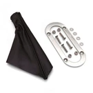 Horizontal Shift Emergency Brake Black Boot With Silver Trim Ring Hot Street. Fixed Price $39.95.