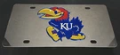 Kansas University License Plate Tag Ku Jayhawks Sports Fan Stainless Sign Car. Fixed Price $12.98.