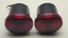 Nos Dietz 3- " Dia. Die-cast 2-STUD Tail Lights Pair Made In Usa. Fixed Price $60.00.
