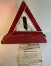 Wegu Warndreieck Safety Hazard Foldable Triangle German Auto Bmw Porsche Vtg 60S. Fixed Price $18.95.