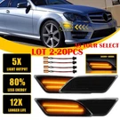 2-20X Side Marker Bumper Lights Amber For 12-14 Mercedes Benz C250 C300 C350 C63. Fixed Price $149.81.
