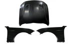 Fit 2018 2019 - 23 Ford Mustang Front Driver & Passenger Fender Set Hood Panel. Fixed Price $799.63.
