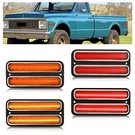 For Chevy Gmc C10/K10/C20 Pickup Suburban 1967-1972 Led Side Marker Lights Set. Fixed Price $46.99.