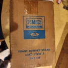 Nos 1966 Ford 7 Litre Galaxie Front And Rear Bumper Guards. Fixed Price $900.00.