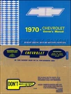 1970 Chevy Owner Manual Package With Envelope Ss Impala Caprice Bel Air Biscayne. Fixed Price $27.00.
