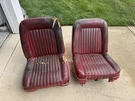 Oem 1961-1963 Ford Thunderbird Falcon Comet Futura Galaxie Bucket Seats (tracks). Fixed Price $650.00.