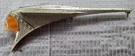 Mcm Atomic 1940S Pontiac Chrome Hood Ornament Chieftain Tinted Amber Usa As Is. Fixed Price $175.00.