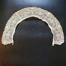 Embroidered Net Peter Pan Collar 2.5" Wide Handmade Cream 1920'S Antique. Fixed Price $34.99.