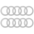 M16 Oil Drain Plug Gaskets Crush Washers Seals Rings Fit For Bmw Motorcycle, Rep. Fixed Price $16.11.