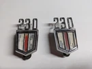 Original Gm 1962-1967 Chevelle Chevy Ii 230 Shield Fender Emblem Pair 3864242. Fixed Price $25.00.