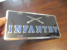 Us Army Infantry Front Booster Mitchell Proffitt License Plate 11.75 X 6'. Fixed Price $31.50.