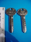 Vintage Ford Glove Box Door & Trunk Uncut Key Blank Nos Family Of Fine Cars. Fixed Price $10.00.