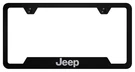 Black License Plate Frame For Jeep W/ Laser Etched Emblem Logo. Fixed Price $37.95.