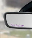 Scuari 4PCS Stickers,cars Decals,car Accessories Trust In God Purple. Fixed Price $11.99.