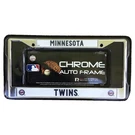 Minnesota Twins Chrome License Plate Frame Rico Industries Mlb. Fixed Price $12.97.
