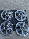 1966 Ford Mustang Fastback Red White Blue Original Stainless Steel Hubcaps 14. Fixed Price $225.00.