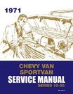 1971 Chevrolet Sportvan Service Manual. Fixed Price $32.91.