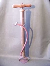 Vtg Ford Model Bicycle Tire Air Pump Hand Brass & Cast Iron Base. Fixed Price $35.00.
