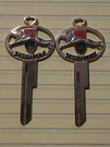 Chrysler Lion Crest Ignition/locks Set Gold Plated Key Blanks Nos 1956-1967. Fixed Price $64.99.