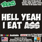 Hell Yeah Eat As* Funny Diecut Vinyl Window Decal Sticker Car Truck Suv Jdm. Fixed Price $7.99.