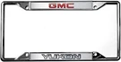 Eurosport Daytona Gmc Yukon Metal Zinc Stainless Steel License Plate Frame. Fixed Price $28.95.