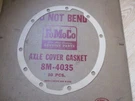Nos 1949 1950 Ford Station Wagon Mercury Rear Axle Cover Gasket 8M-4035 Oem. Fixed Price $12.00.