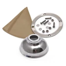 Vertical Shift Emergency E-brake Tan Boot Silver Ring/ Cap Muscle Car Ford Gm. Fixed Price $99.95.