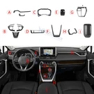 Carbon Fiber Texture Inner Overlay Cover Trim Combo Kit For Toyota RAV4 2019-UP. Fixed Price $128.99.