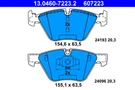 Ate 13.0460-7223.2 Brake Pad Set, Disc For Bmw. Fixed Price $107.67.