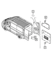 Genuine Mopar Rear Door Panel Right 1ZP79LAHAA. Fixed Price $155.58.