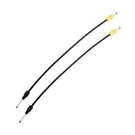 Autohaux 2PCS Car Door Latch Release Cable For 16.54", Black, Silver Tone. Fixed Price $17.21.