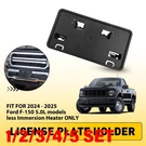 Ford F-150 5.0L 2024-2025 Icense Plate Bracket Holder RL3Z-17A385-AA 1-5SET. Fixed Price $181.44.
