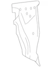 Genuine Bmw Rear Pillar Reinforced 41-00-7-333-998. Fixed Price $48.52.