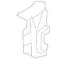 Genuine Mazda Body A-pillar Reinforcement Bracket GHP9-70-651A. Fixed Price $12.63.