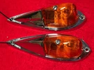 Nos Yankee 77 Streamlined Clearance Cab Marker Lights Lamps Amber SAE-P-66. Fixed Price $115.00.