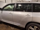 2008 Toyota Highlander Left Driver Rear Door 5D1 Silver Oem Used 130-50334L. Fixed Price $745.00.
