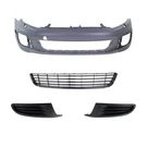 Front Bumper + Grille Fog Light Covers For 2010-2014 Volkswagen Golf. Fixed Price $413.39.