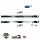 1965 1966 67 68 Mustang Cougar Coupe Fastback Scuff Plate Kit W/ Emblems Screws. Fixed Price $189.99.