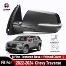 Side Mirror For 2022-2024 Chevy Traverse W/turn Signal & Blind Spot Left 8 Pins. Fixed Price $174.99.