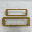1971-73 Mustang Fender Side Lamp Bezel D1ZB-15A440 / Pair Left + Rh Yellow. Fixed Price $34.90.