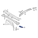 Ford E-transit 2022-2025 CK4Z6102408A Front Right Cowl Water Deflector. Fixed Price $19.92.