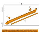 Gm Oem 17-23 XT5 Pillars, Floor Exterior Trim-rocker Molding 84453931. Fixed Price $153.02.