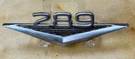 Vintage Oem 1963-66 Ford Mustang Falcon, Bronco 289 Emblem C30B16C144A. Fixed Price $18.00.