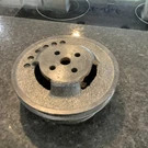 Used 1961-1963 Ford Galaxie Fe Row Ac Ps Water Pump Pulley C1AE-8509-B. Fixed Price $175.00.