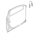 Genuine Audi Door Shell 4L0-831-052-A. Fixed Price $2124.16.